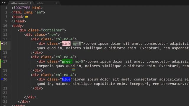 Bootstrap Margin & Padding Tutorial - II in Hindi / Urdu смотреть онлайн