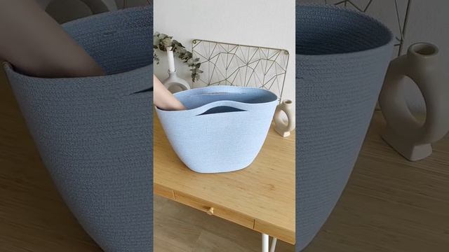 #женскаясумка ручной работы с косметичкой в комплекте из хлопкового шнура. Аксессуары для отпуска. смотреть онлайн