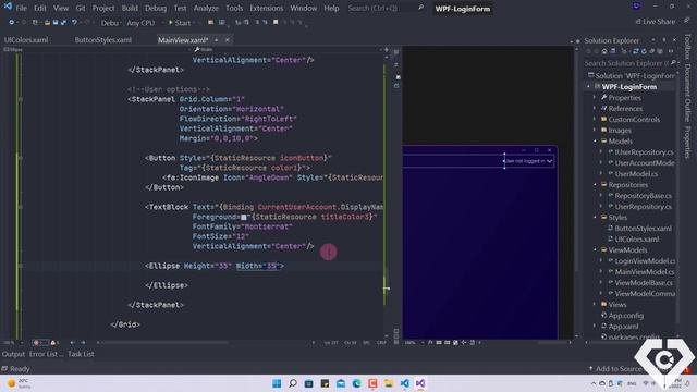 WPF & MVVM/ Modern Main UI Design (Part 2/2) - Header Design, Open & Switch Child Views смотреть онлайн