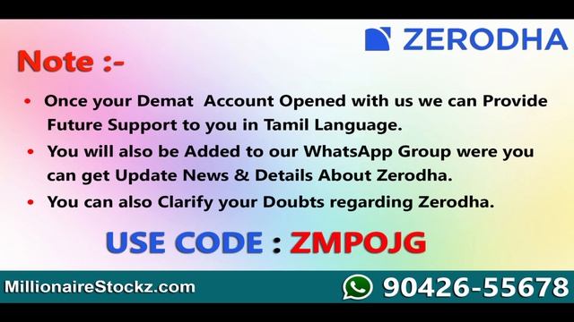 To Get Zerodha Customer Care Support From Tamilnadu In Tamil Language-Open Demat @ MillionaireStock смотреть онлайн