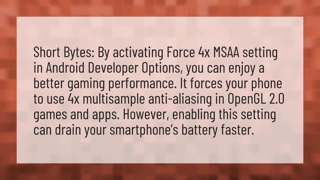 What does 4x MSAA do? смотреть онлайн