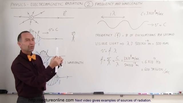 Physics 50 E&M Radiation (2 of 33) Frequency and Wavelength смотреть онлайн