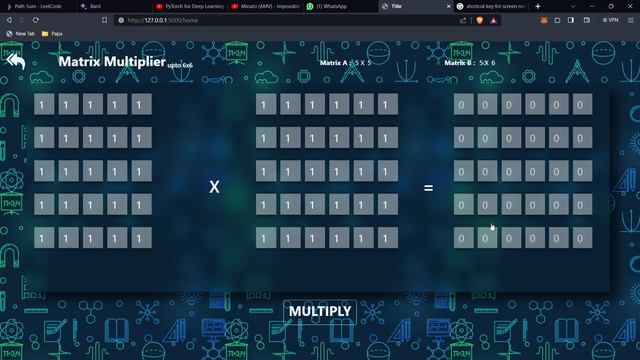 Matrix Calculator ?Mini Web Python Projects For Beginners смотреть онлайн