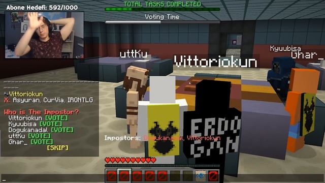 Minecraft Ama... Among Us смотреть онлайн