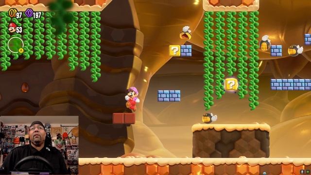 SUPER MARIO BROS. WONDER: W5 FUNGI MINES! ITS REVING UP AND GETTING INTENSE & A POP QUIZ? смотреть онлайн