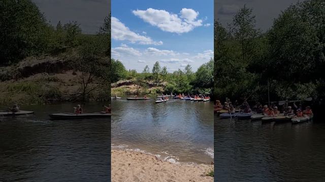 УПЛЫВАЮТ! КОРПОРАТИВ особого назначения! Сплавы на байдарках. Витебск, Беларусь. Водник смотреть онлайн