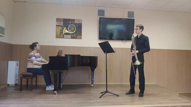 F. David - Concertino for trombone and piano смотреть онлайн