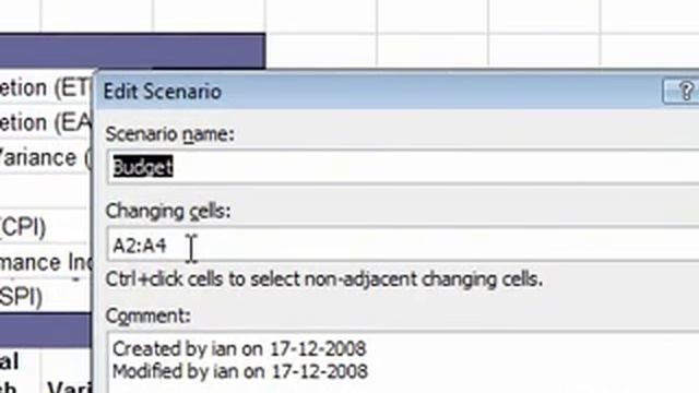 How to edit a scenario in Excel смотреть онлайн
