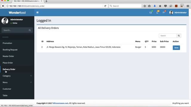 delivery order backend смотреть онлайн