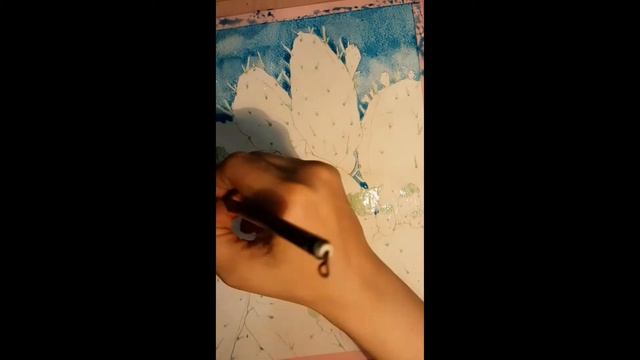 Быстрый рисунок кактусов смотреть онлайн