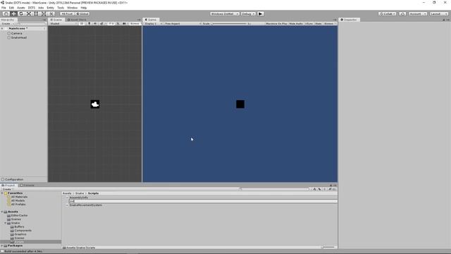 Unity3D Project Tiny C# SNAKE |Part 2| Snake Tail and Dynamic Buffers смотреть онлайн