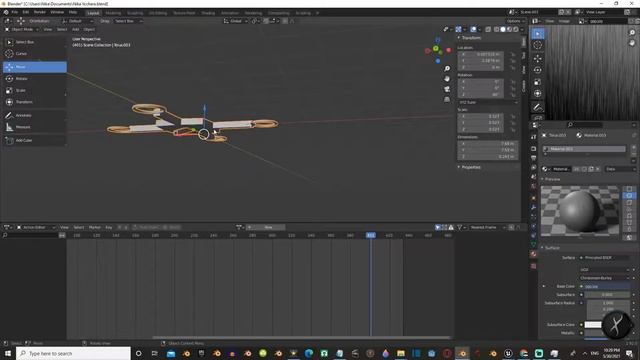 Blender 3D - Quadcopter / Dron Fast Modelling смотреть онлайн