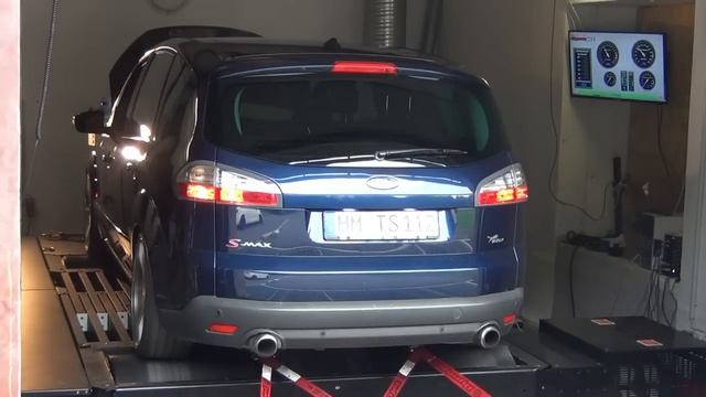 Ford S-Max 2.5 T Leistungsmessung смотреть онлайн