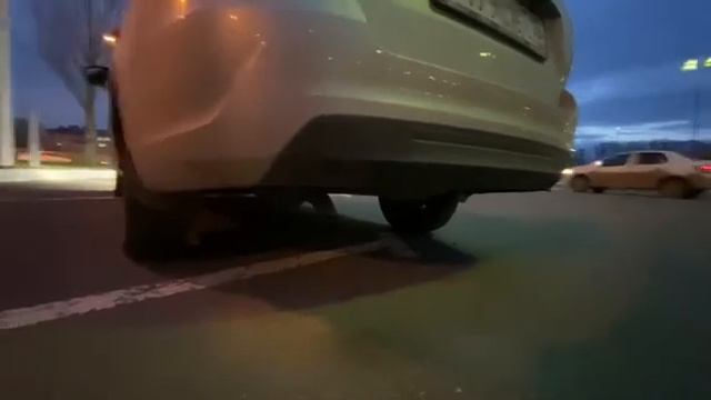 Звук выхлопа Stinger на Гранте фл