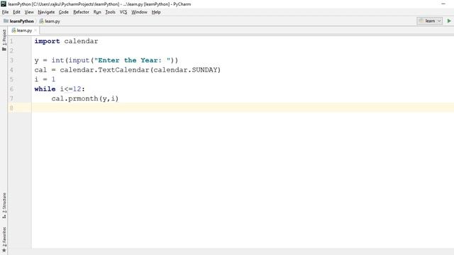 creating a calendar using python | python for beginners смотреть онлайн