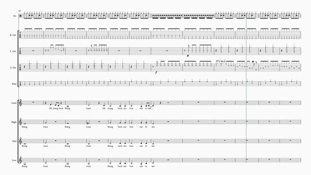My Bonnie (1961) Transcription - The Beatles Tabs, Tony Sheridan Tabs