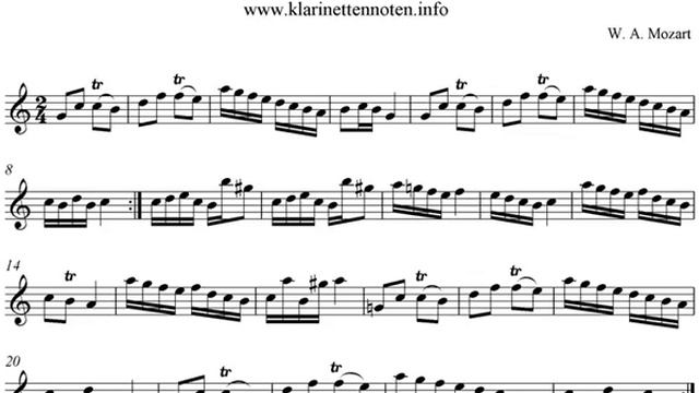 Mozart Andantino - Play Clarinet смотреть онлайн