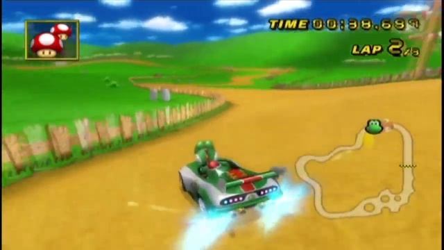 Mario Kart Wii - Time Trial Tips and Tricks on Moo Moo Meadows (Gameplay/Commentary) смотреть онлайн