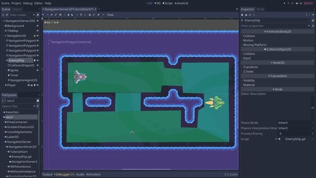 How to Use the New Navigation System in Godot 3.5: Enemy Pathfinding смотреть онлайн