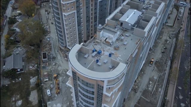 ЖК Посейдон и закатное Чёрное море смотреть онлайн