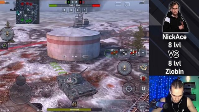 ЛЕСЕНКА#16 | Блогер Zlobina_Liza против ЧЕМПИОНА МИРА NickAce[7STAR] | Ветка Т-100 ЛТ | WoT Blitz