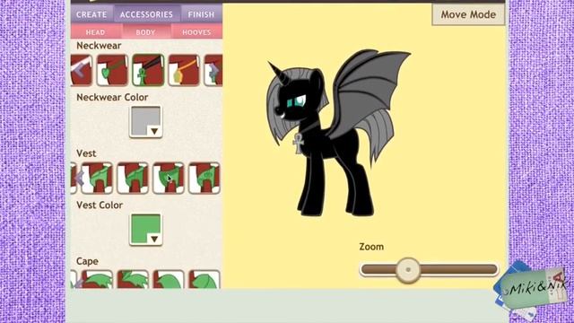 Pony Creator Пони Креатор Я делаю Пони-Вампира смотреть онлайн