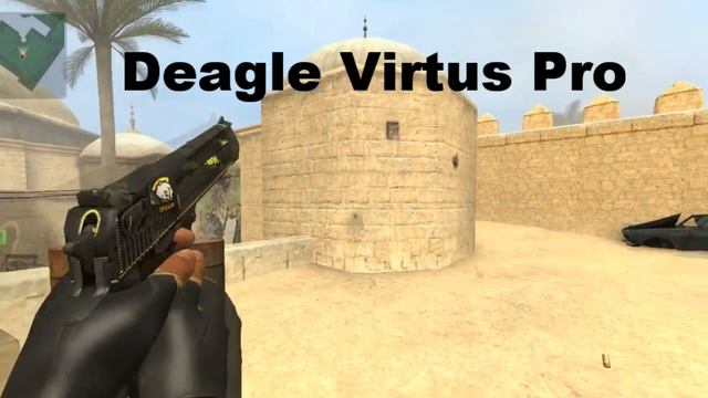 ПАК СКИНОВ НА DEAGLE ИЗ CS:GO НА CSS | DimaN смотреть онлайн