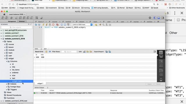 M4L5 1 saving widgets to database смотреть онлайн