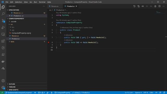Be careful with C# Computed Property | .NET Fundamentals смотреть онлайн