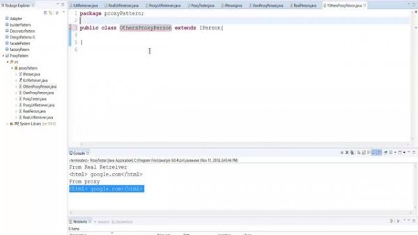 Proxy Pattern : Implementing Protection Proxy