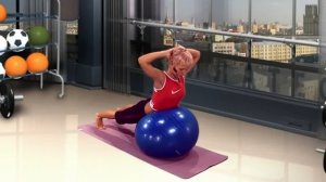 Пилатес с мячом: Красивая спина.