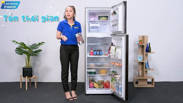 Tủ lạnh Samsung Inverter 256L: giữ lạnh lâu, có ngăn cấp đông mềm (RT25M4032BY/SV) • Điện máy XANH смотреть онлайн