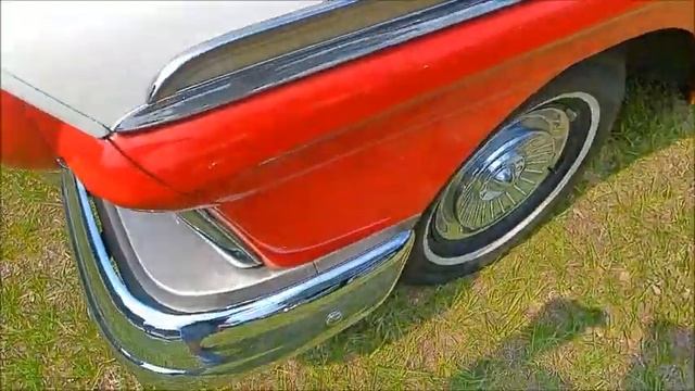 1957 Ford Fairlane 500 Hardtop RedWht Eustis0424215740 смотреть онлайн