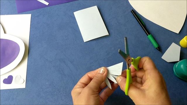 Открытка на День учителя. DIY postcard. DIY明信片. DIYのはがき. смотреть онлайн