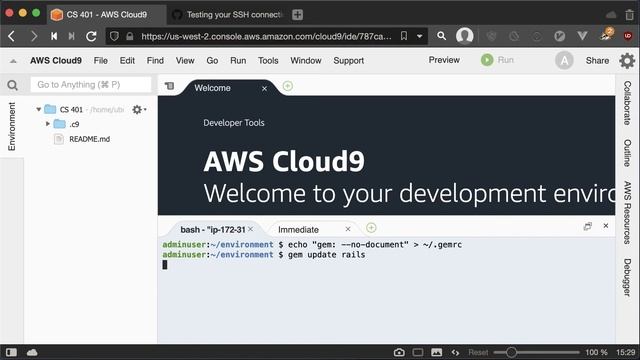 Setup Cloud9 for Ruby on Rails смотреть онлайн