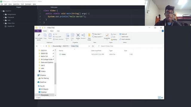 Editing, Saving, Compiling, and Running Code in Java IDE Atom смотреть онлайн