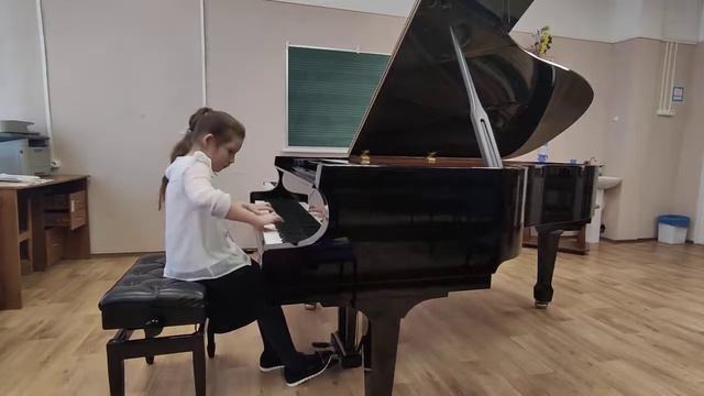 Соловьёва Анастасия, 8 лет Й Бургмюллер Кавалькада смотреть онлайн