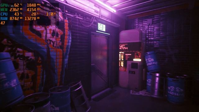 Тест игры Cyberpunk 2077 в 4Ku на видеокарте GTX 1050 TI. Часть 2. смотреть онлайн