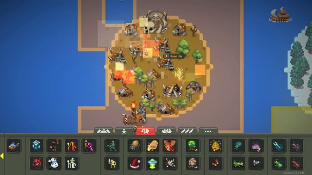 4 Species Fight, Breaking The Game -WorldBox смотреть онлайн