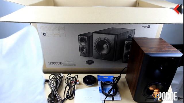 Edifier S360DB 2.1 Active Speakers Unboxing