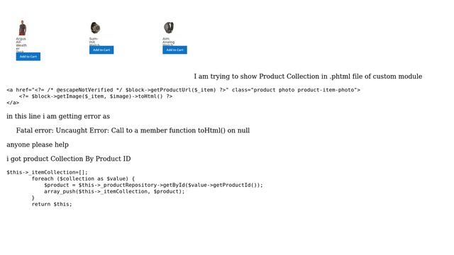 Magento: Call to a member function toHtml() on null Magento 2 смотреть онлайн