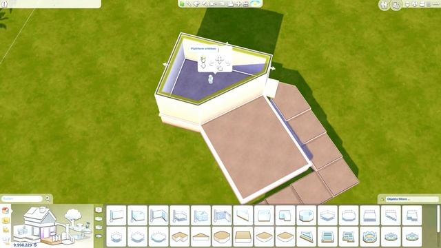 BaseGame DIAGONAL STAIRS + Glass Pool [No CC] | Sims 4 Building Tricks смотреть онлайн