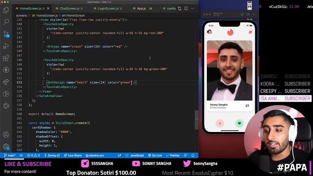 ? Let's build Tinder 2.0 with REACT NATIVE! (Messaging, ContextAPI, Tailwind, Google Auth, Firebase смотреть онлайн
