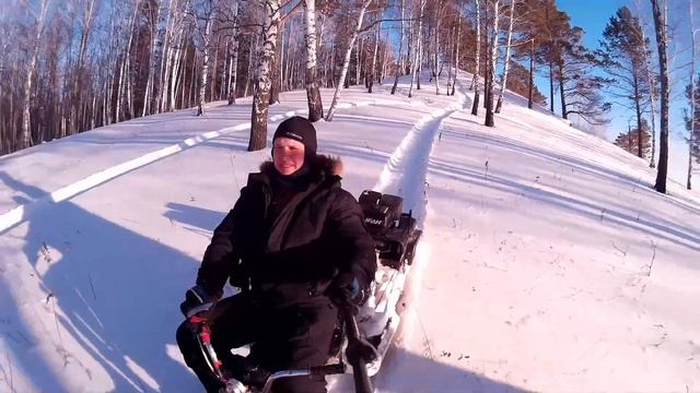 Горный толкач - мотобуксировщик))) смотреть онлайн