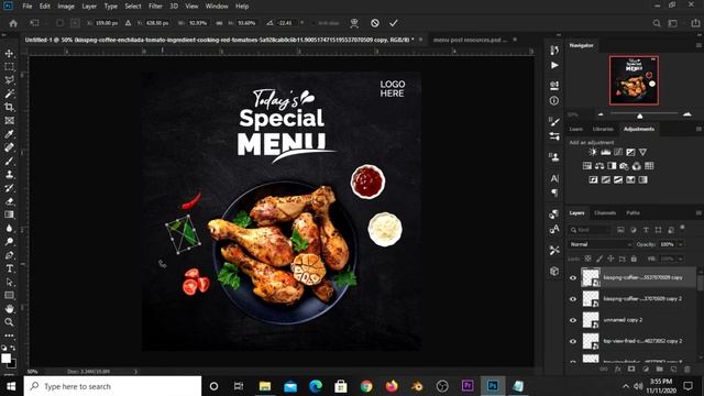 How to Create an Instagram Post Design | Social Media Banner | Photoshop Tutorials смотреть онлайн