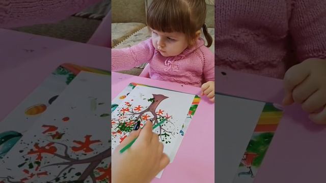 Рисуем с помощью трубочек❤️❤️❤️ смотреть онлайн