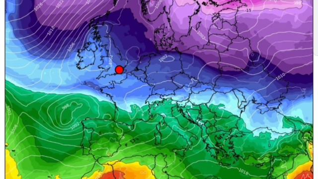 Weather Europe March 9 temperature layer 850 hPa смотреть онлайн