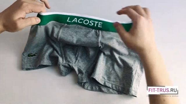 Обзор мужских трусов боксеров Lacoste смотреть онлайн