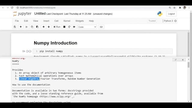Tutorial 1 : Numpy Installation and Introduction смотреть онлайн