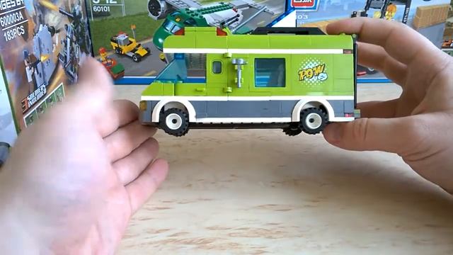 Enlighten Brick City 1120 Pleasant Trip / Приятная поездка. Китайский лего фургон / дом на колесах смотреть онлайн